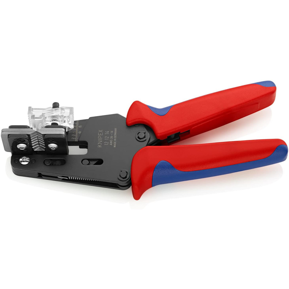 Knipex Wire Stripper Precision Insulation 195mm 16-26 AWG - Intensery
