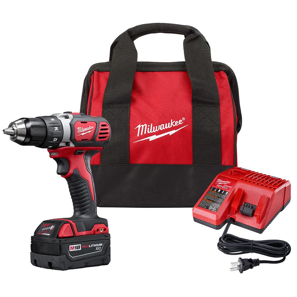 Milwaukee M18 Compact 1/2 in. Drill/Driver Kit 2606-21P from Milwaukee - Intensery