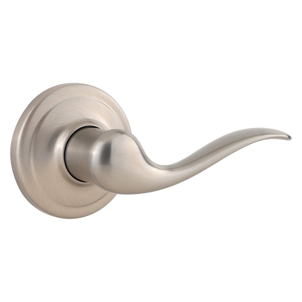Satin Nickel Tustin Surface Mount Right Half Dummy Door Lever - Intensery