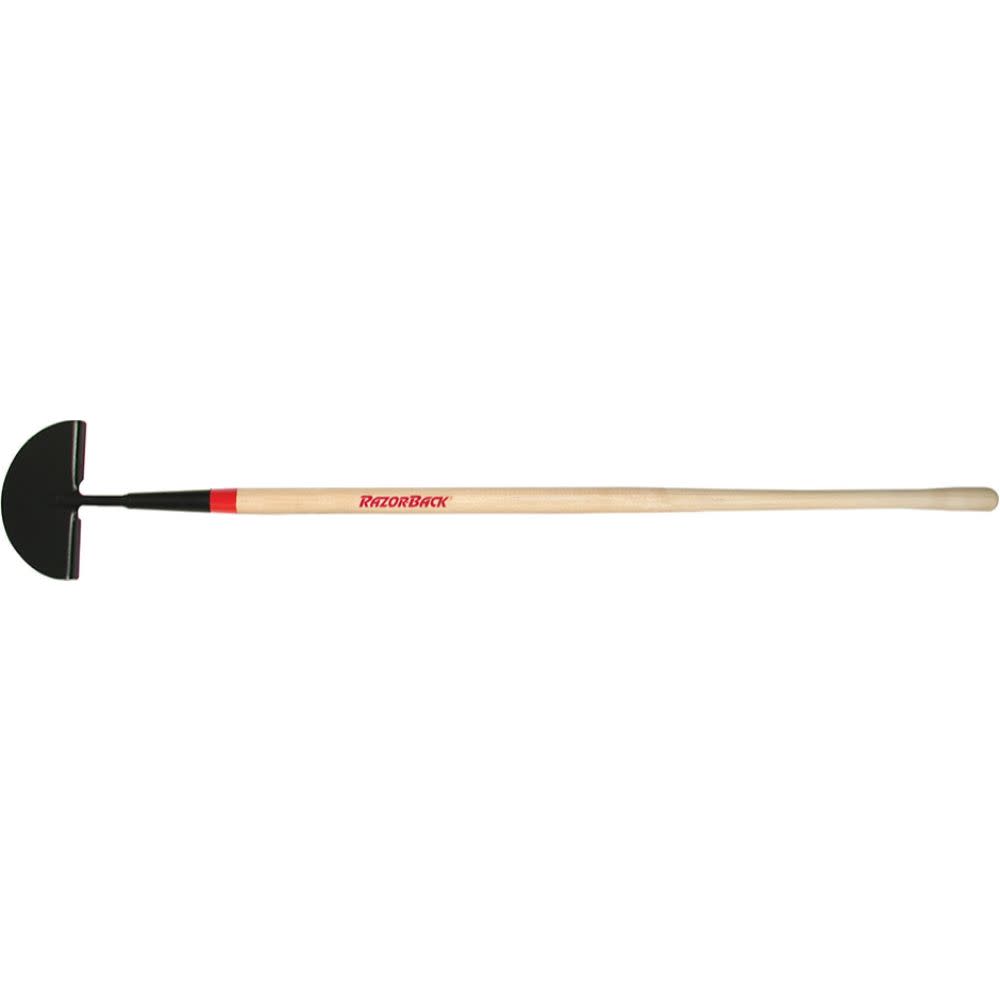 48 in. Half Moon Blade Turf Edger with Wood Handle - Intensery