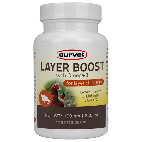 Durvet 100 Gram Layer Boost with Omega-3 - Intensery