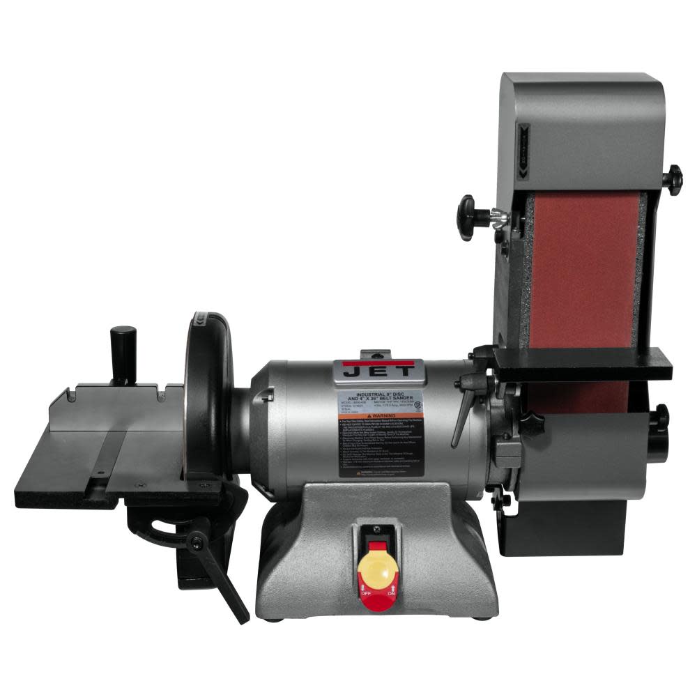 Combination Industrial 4 Inch x 36 Inch Belt and 9 Inch Disc Grinder - Intensery