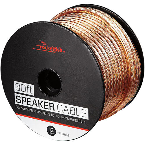 Rocketfish RF-G11482-C 16AWG Speaker Cable 9.14m (30 ft.) - Intensery