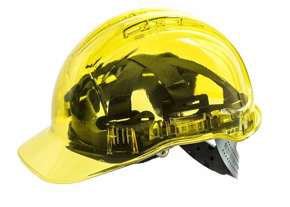 Peak View Ratchet Vented Hard HatYellow - Intensery