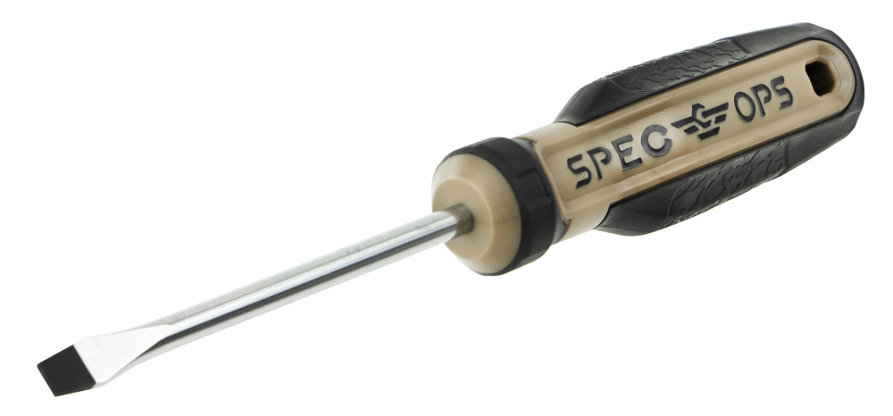 Spec Ops Slotted Screwdriver 1/4 x 4 - Intensery