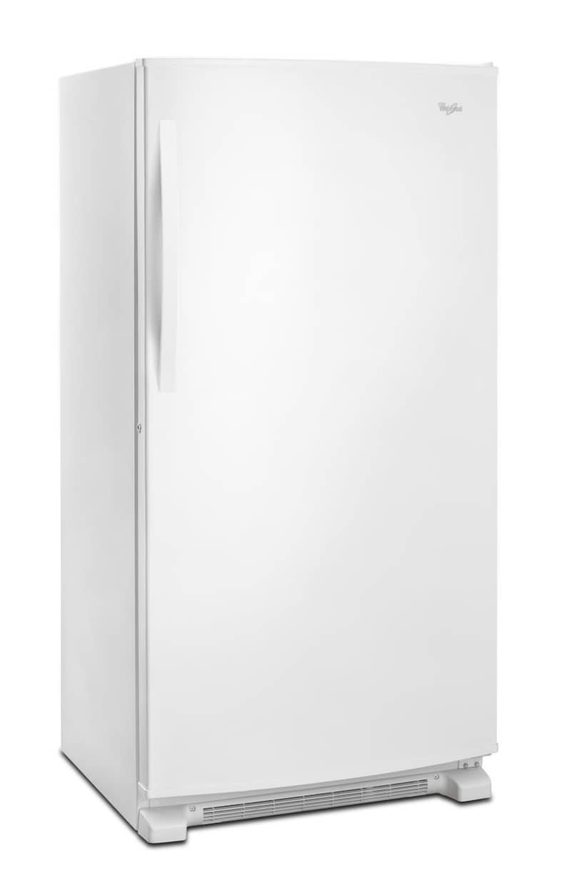 Whirlpool 20 Cu. Ft. White Upright Freezer With Temperature Alarm - Intensery