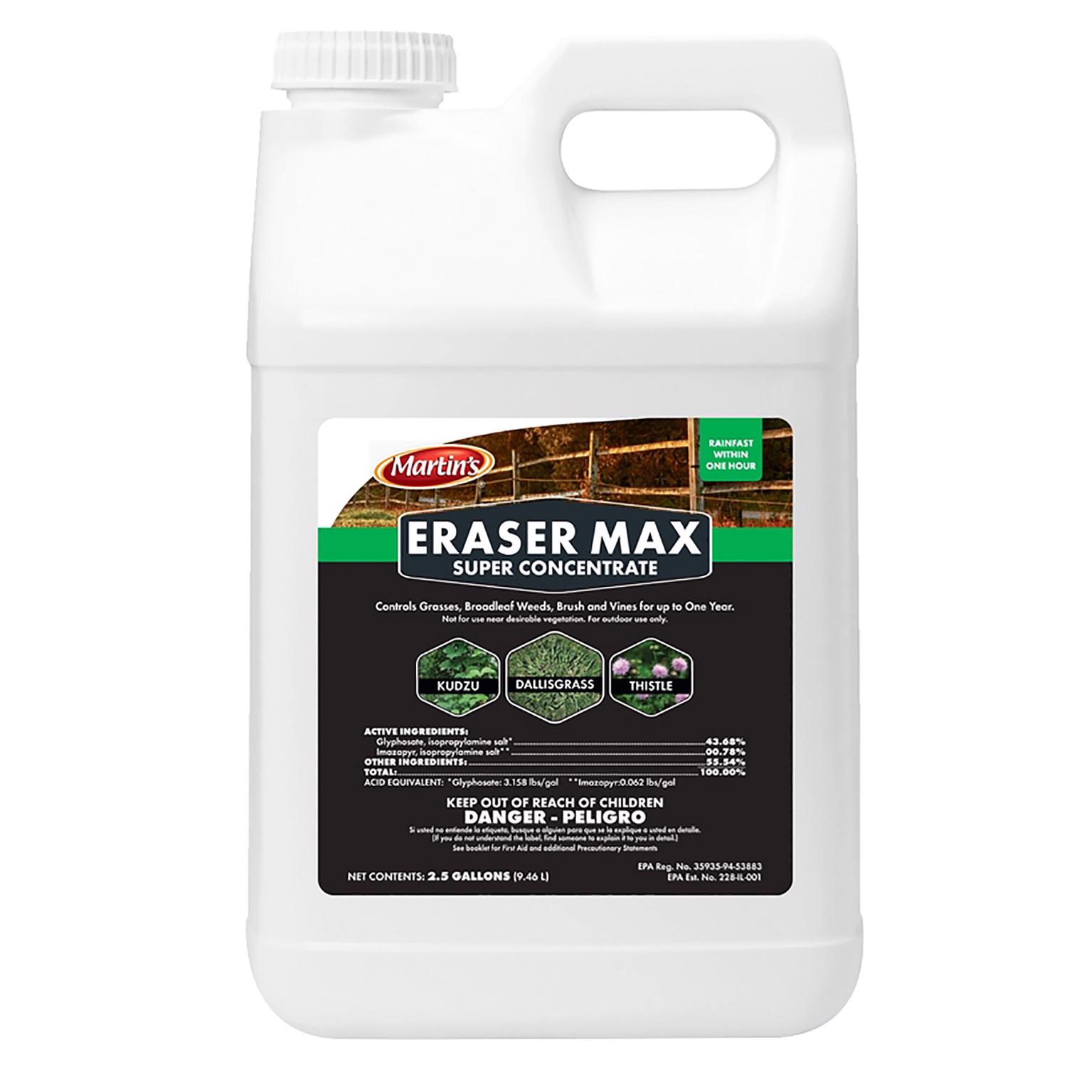 Martin\u0027s Eraser Max Vegetation Herbicide Concentrate 2.5 gal - Intensery