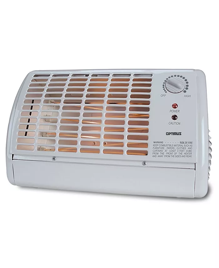Optimus H-2210 Portable Fan Forced Radiant Heater with Thermostat - Intensery