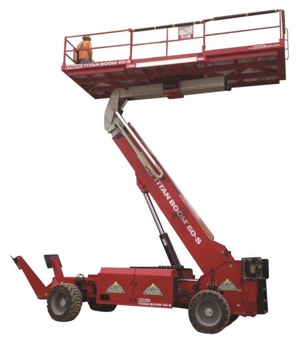 60 Ft. Titan Boom® Ultra Deck Self-Propelled Diesel Boom Lift - Intensery