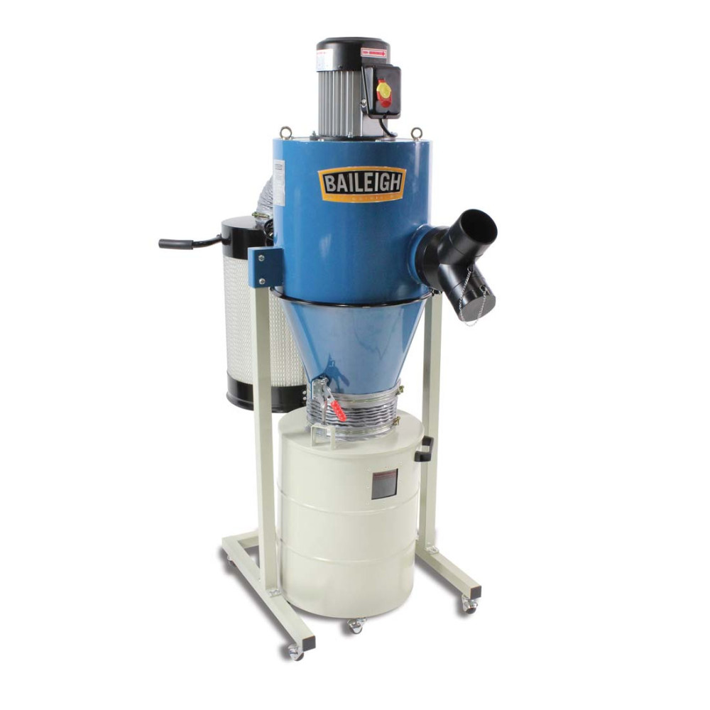 Baileigh DC-600C Cyclone Style Dust Collector 110V 1.5HP - Intensery