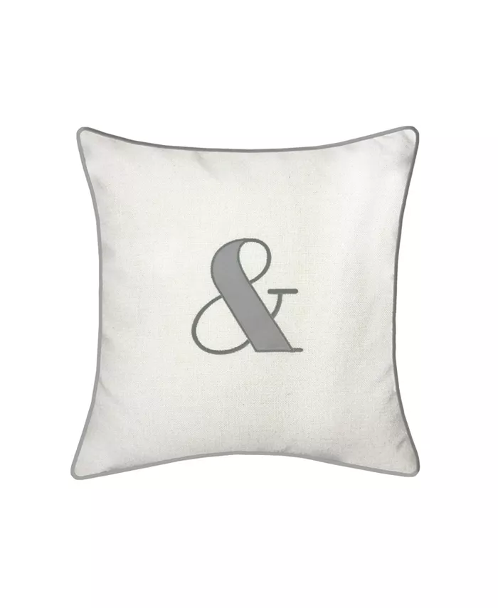 Ediebrations Pillow Embroidered Appliqued 