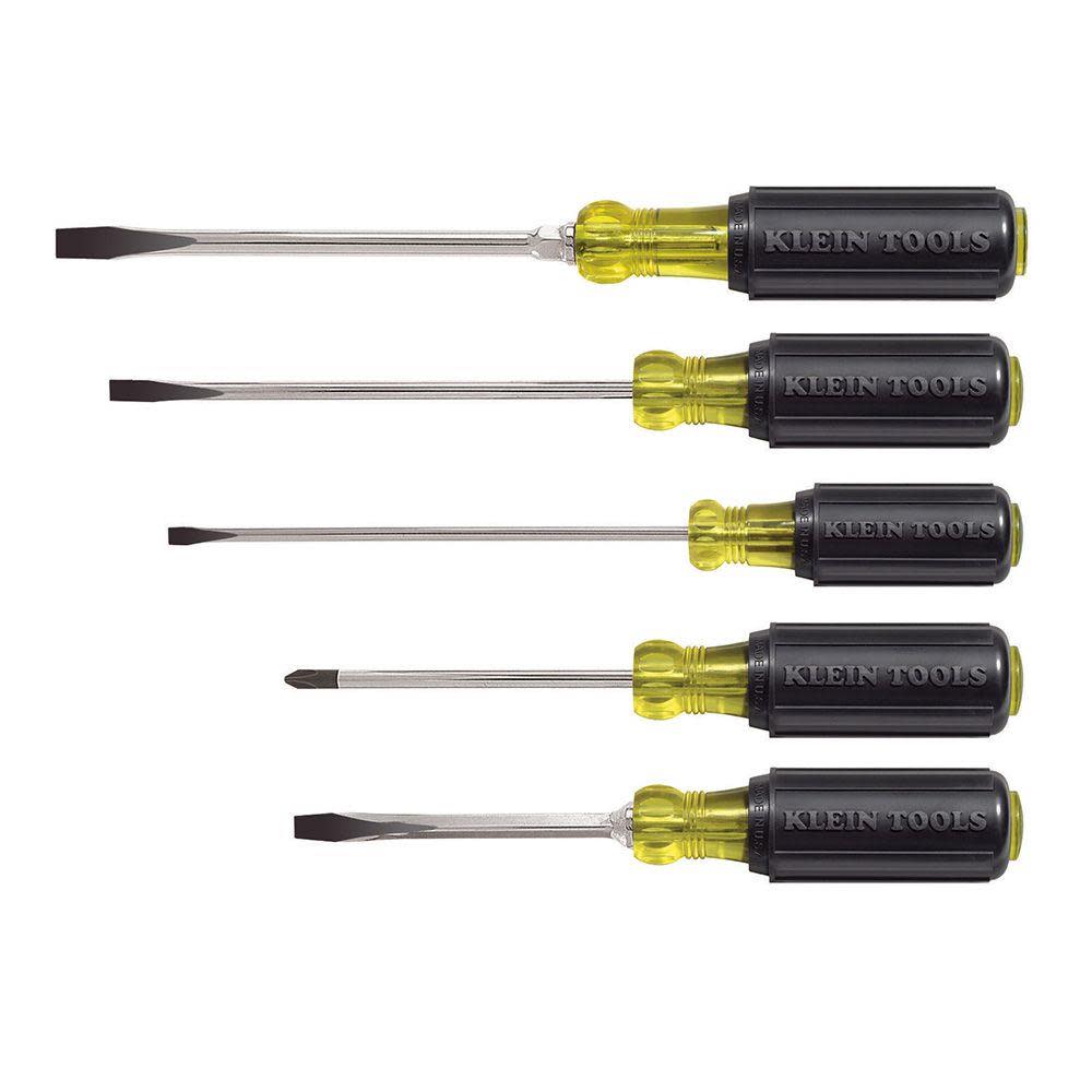 Klein Tools Cushion-Grip Screwdriver Set 5 Pc 85075 from Klein Tools - Intensery