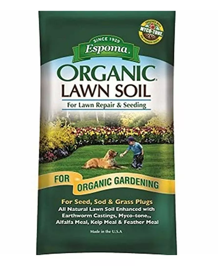 Espoma LWS1 Organic Lawn Soil， 1 Cubic Feet - Intensery