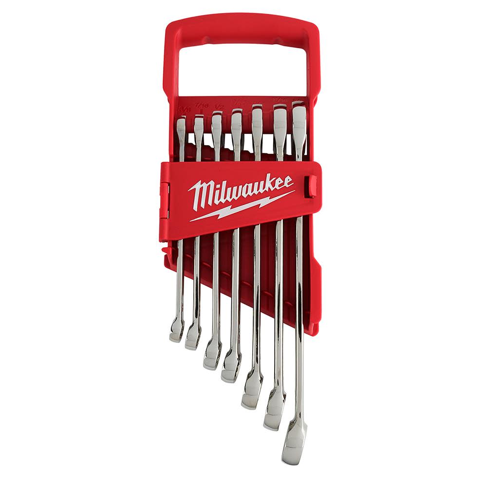 7-Piece Combination Wrench SetSAE - Intensery