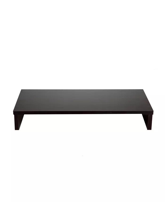 Mind Reader Wooden Monitor Stand Riser - Intensery