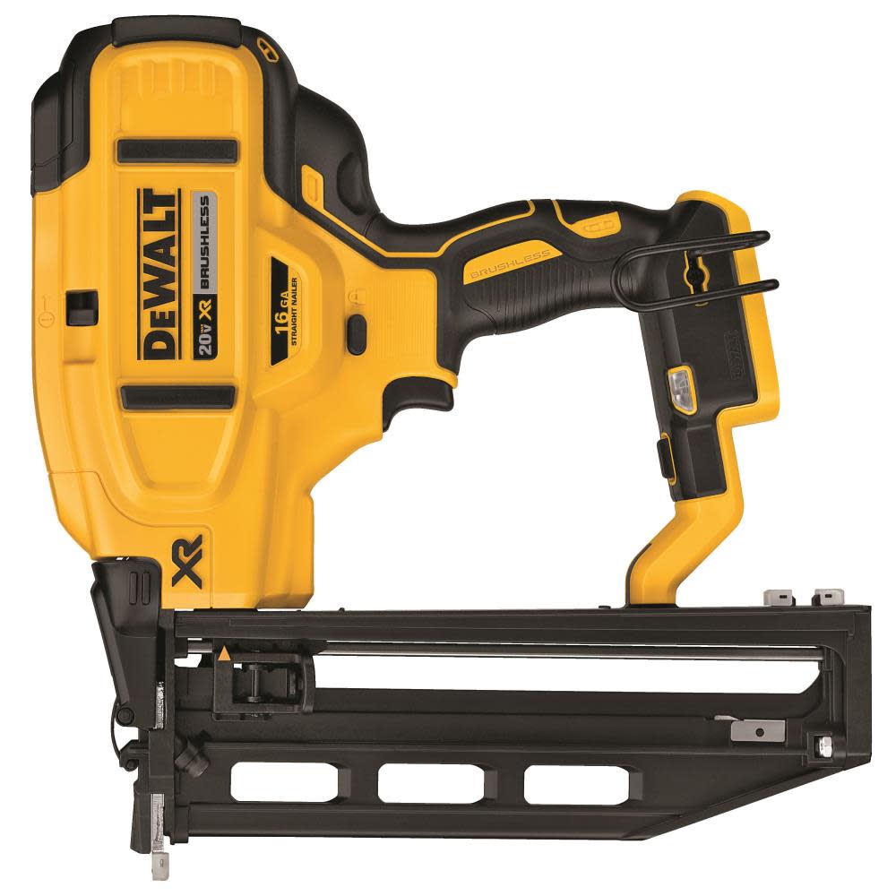 DEWALT 20V MAX* XR 16 GA Cordless Straight Finish Nailer Kit DCN662D1 from DEWALT - Intensery