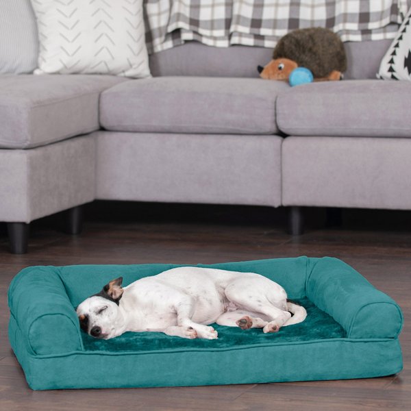 FurHaven Plush and Suede Full Support Orthopedic Sofa Dog and Cat Bed - Intensery