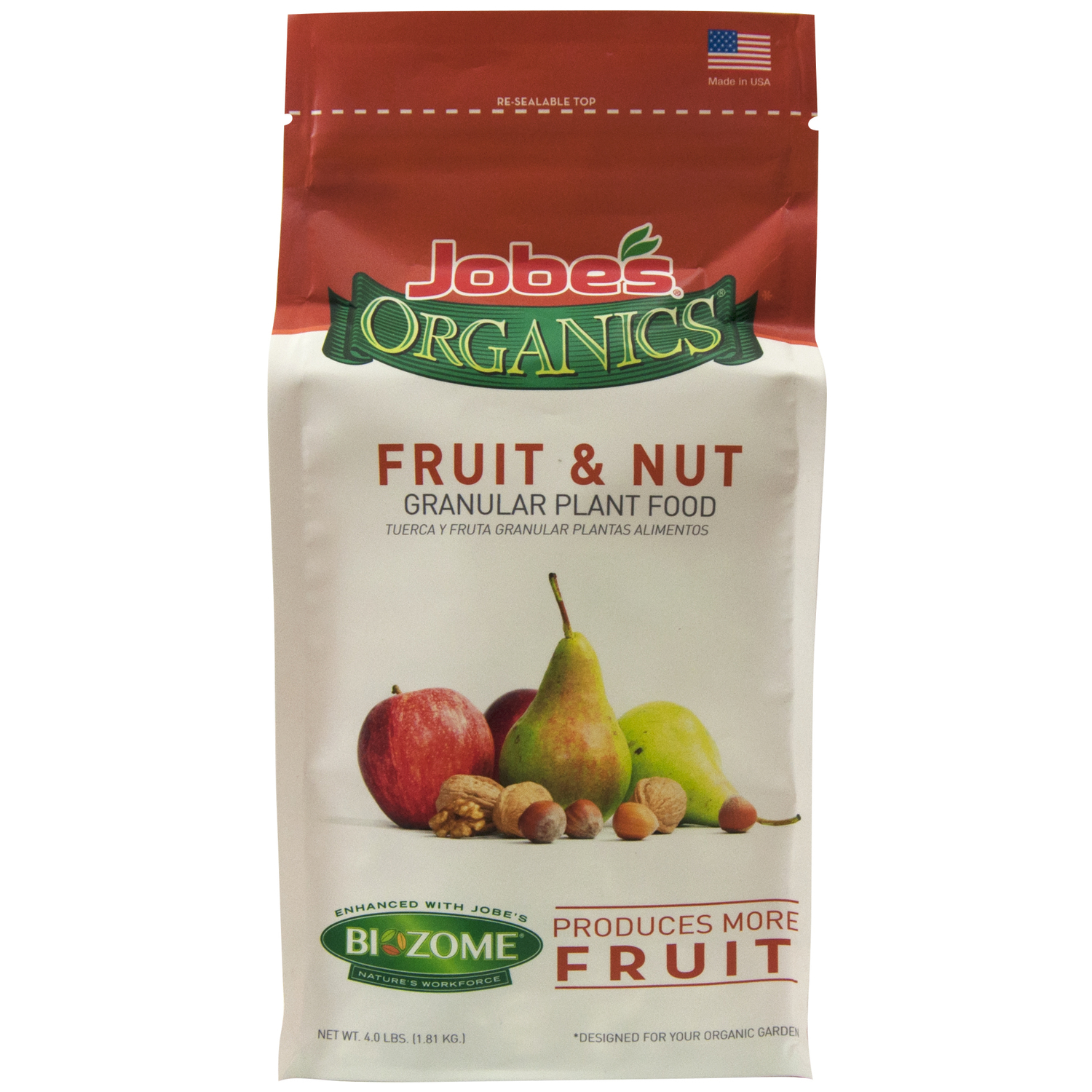 Jobe\u0027s Organic Granules Fruit \u0026 Nut Plant Food 4 lb - Intensery
