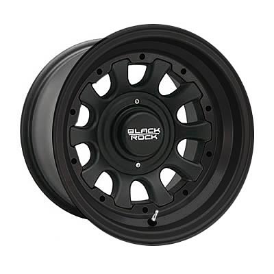 Black Rock Wheel 909B586040 Black Rock Series 909 Type D Matte Black Alloy Wheels - Intensery