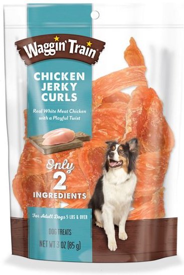 Waggin' Train Chicken Jerky Curls Dog Treats - Intensery