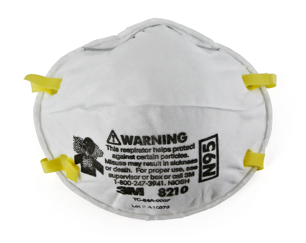 8210 N95 Safety Mask Disposable Sanding and Fiberglass - Intensery