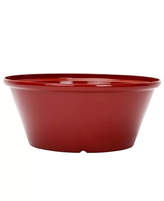 Gardener's Select Gardener Select Tulip Bowl Planter Oxblood， 12 Inch - Intensery