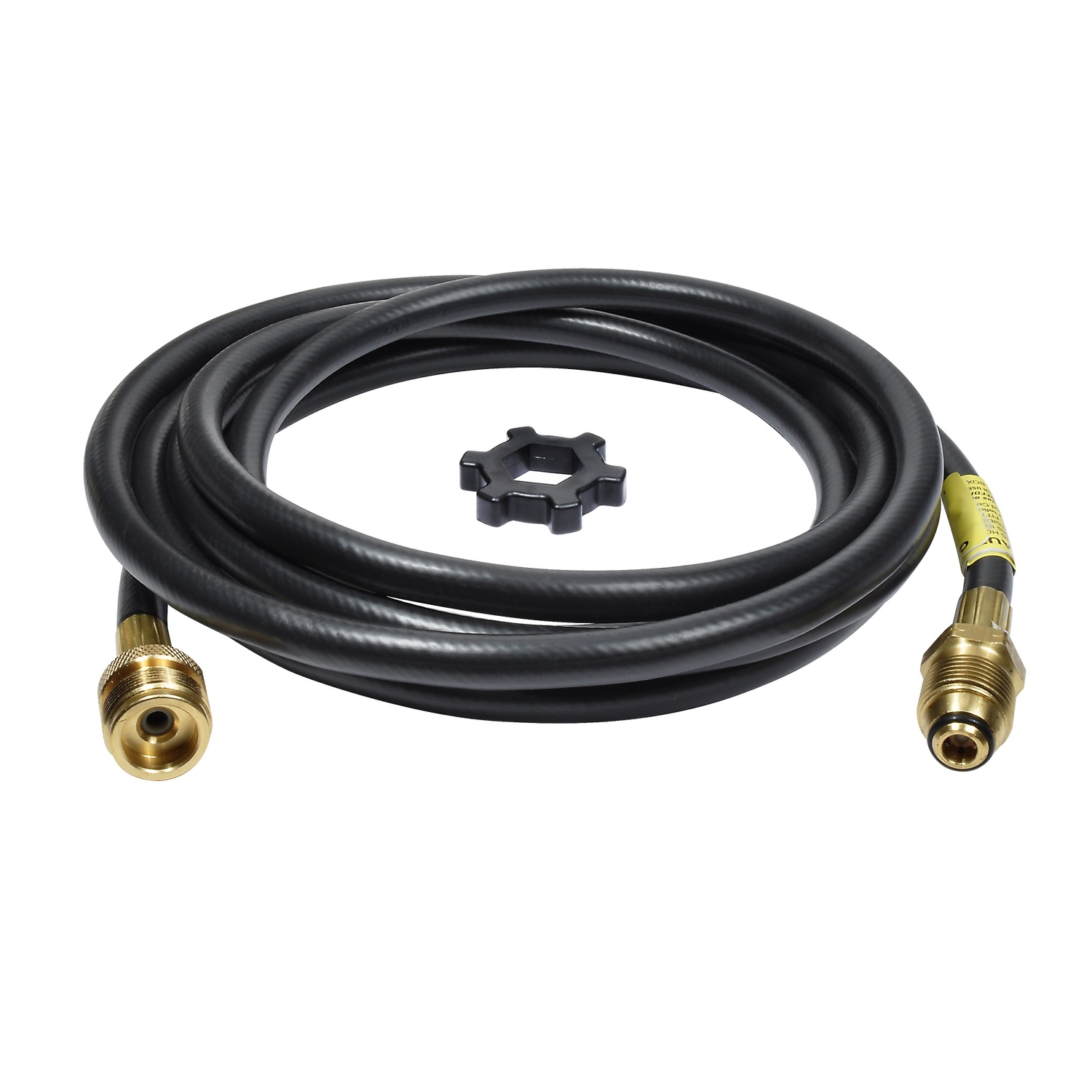 Mr. Heater 12 ft. L Brass/Plastic Excess Flow Soft Nose P.O.L Hose Assembly - Intensery