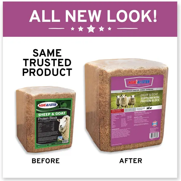 Agrimaster Sheep and Goat Protein Block - Intensery