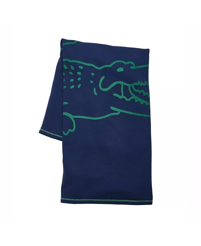 Lacoste Home Vintage-Like Croc Throw - Intensery