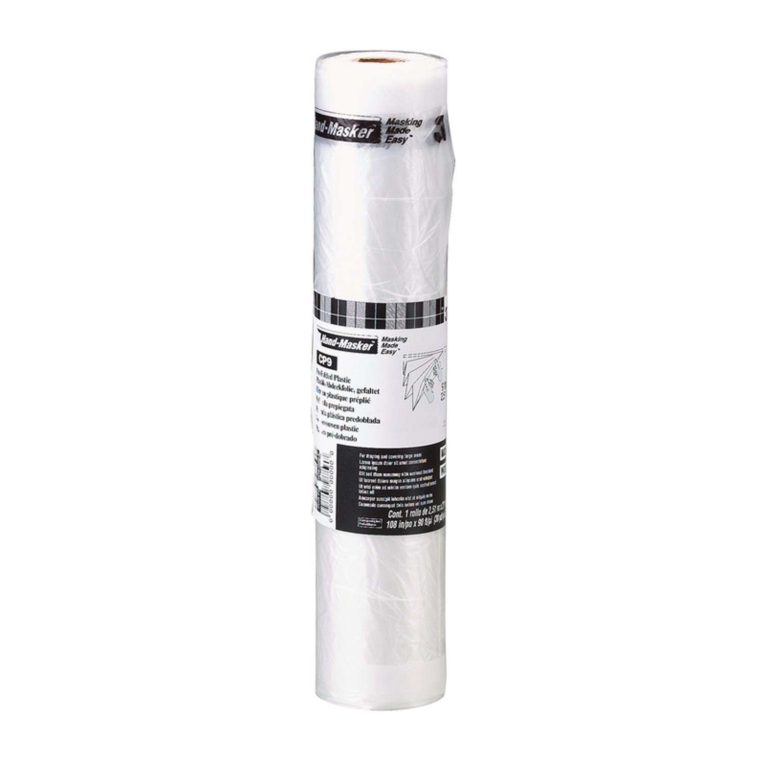 3M Hand-Masker 9 ft. W X 90 ft. L X 0.35 mil Plastic Masking Film 1 pk - Intensery