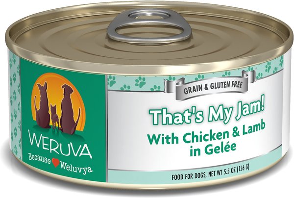 Weruva That's My Jam! With Chicken and Lamb in Gelee Grain-Free Canned Dog Food - Intensery