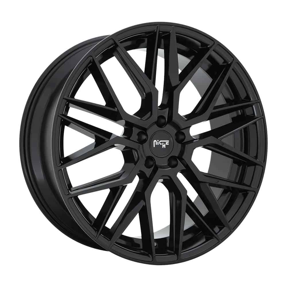 Niche 1PC M224 GAMMA M224 19X8.5 5X120 GL-BLK 35MM - Intensery
