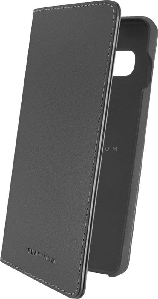 Platinum PT-MGS10LWFBC Genuine Leather Folio Wallet for Galaxy S10 Black - Intensery