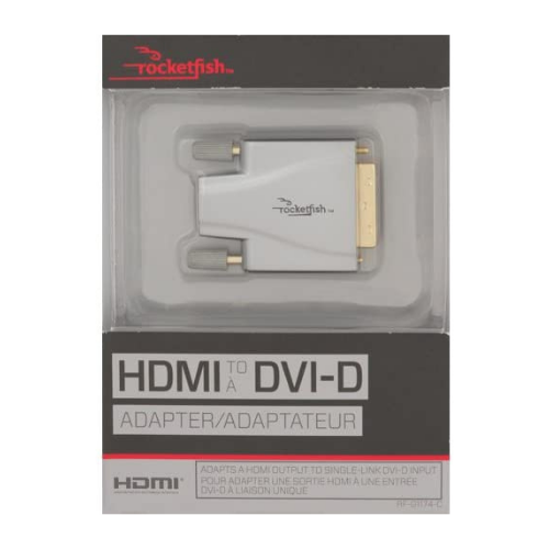 Rocketfish RF-G1174 HDMI to DVI Adapter - Intensery