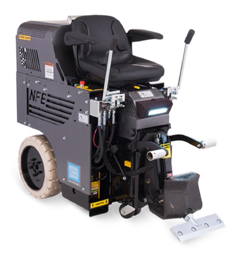 Battery Powered Ride On Scrapper W/Dual Lift - Intensery