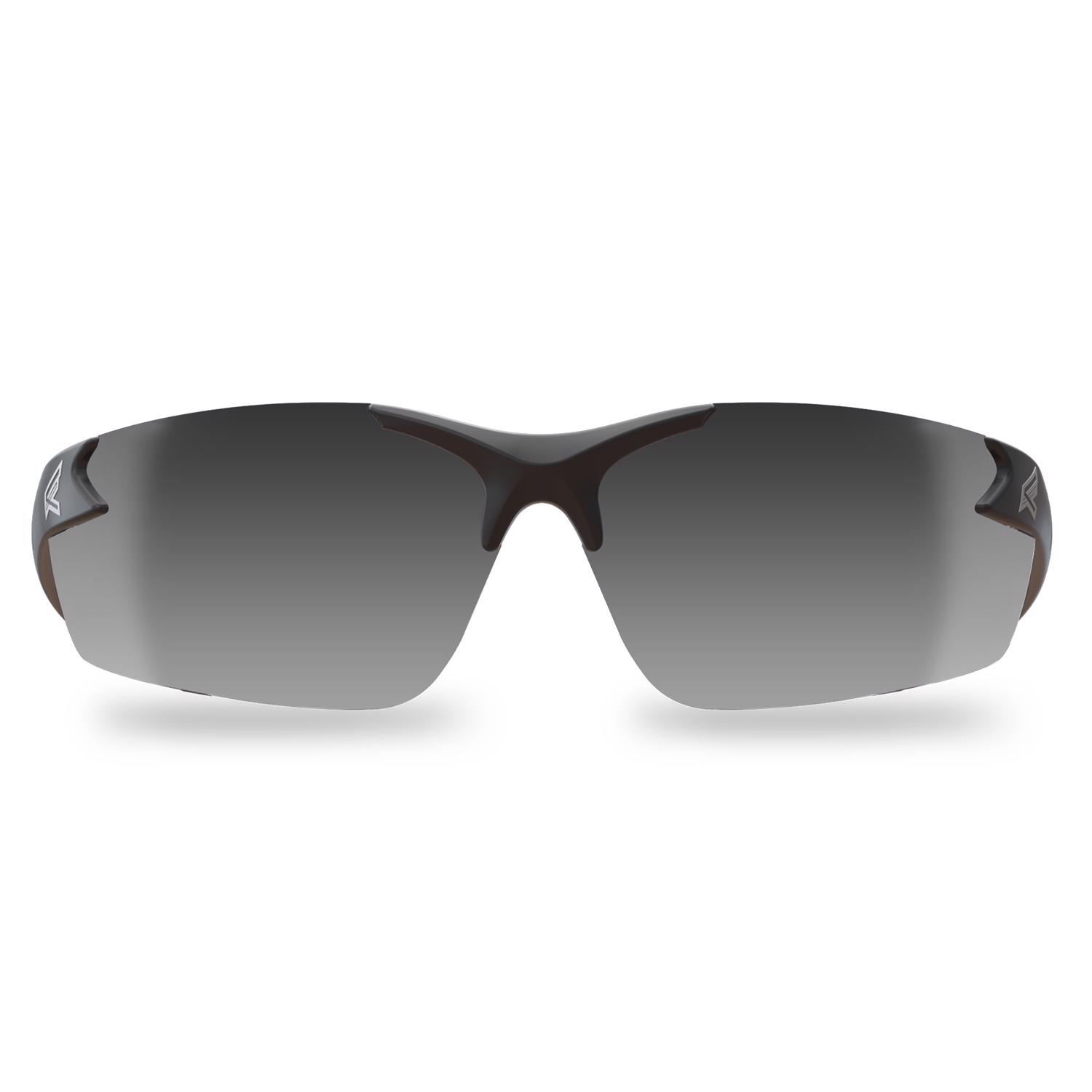 Edge Eyewear Zorge G2 Safety Glasses Silver Mirror Lens Black Frame 1 pc - Intensery
