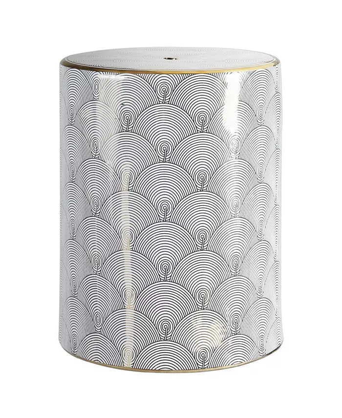 JONATHAN Y Fish Garden Stool - Intensery