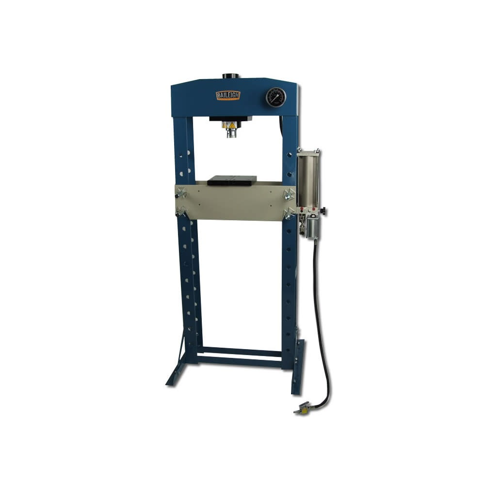 Baileigh HSP-30A H-Frame Press 30 Ton Air/Hand Operated - Intensery