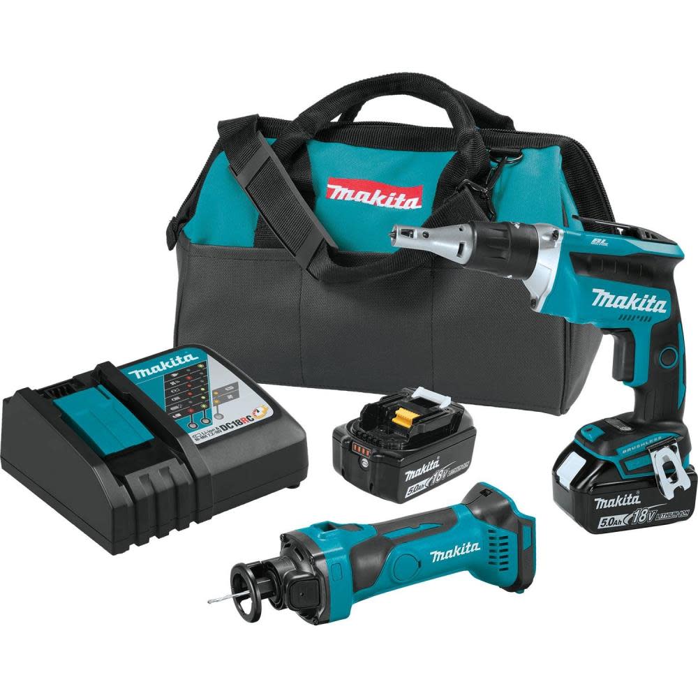 18V LXT® Lithium-Ion Cordless 2-Pc. Combo Kit (5.0Ah) - Intensery