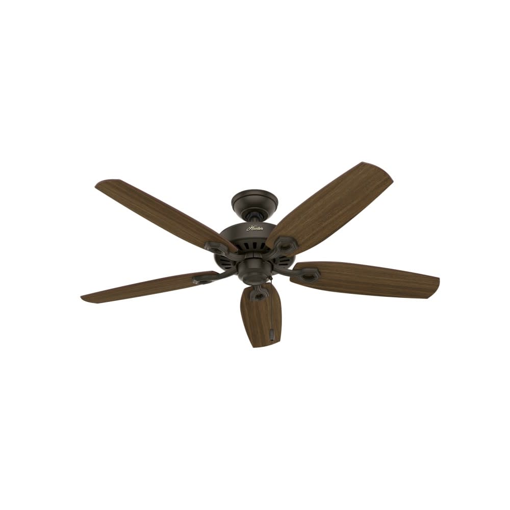 Hunter Builder Elite Ceiling Fan 52 Bronze Brazilian Cherry - Intensery