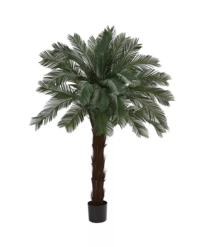 Nearly Natural 6' Cycas UV-Resistant Indoor Outdoor Artificial Tree - Intensery