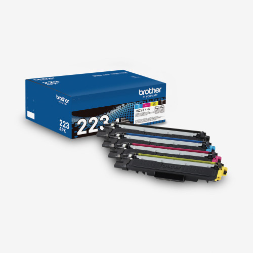 Brother TN2234PK Toner， 1，400/1，300 Page-Yield， Black/Cyan/Magenta/Yellow - Intensery