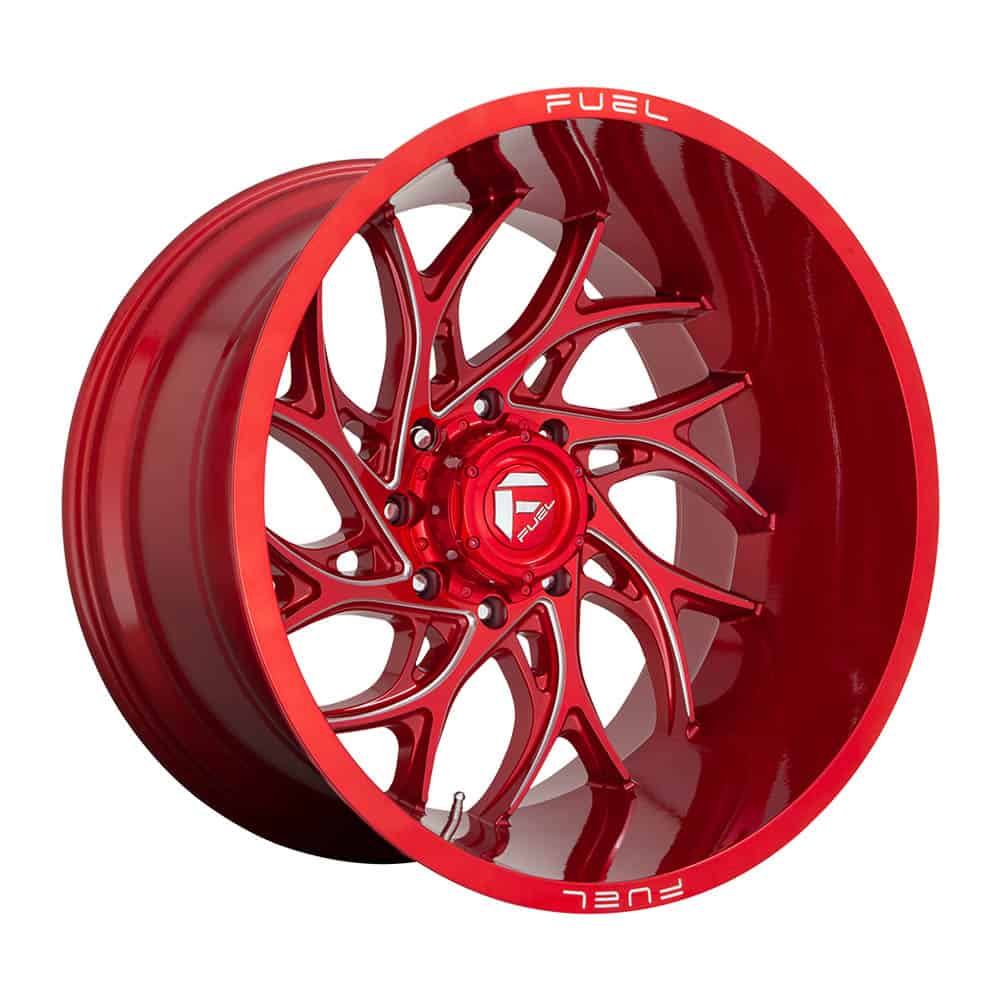 Fuel 1PC D742 RUNNER D742 20X9 6X135 GL-RED-MIL 01MM - Intensery