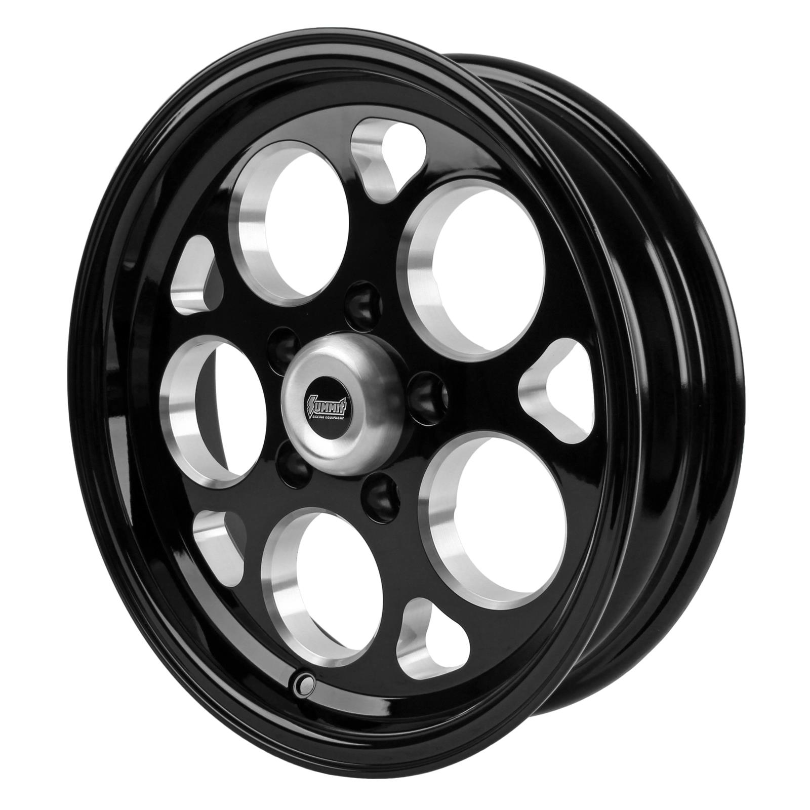 Summit Racing SUM-561B-5465N19 Summit Racing Equipmentand#174; Drag-Thrust Wheels - Intensery