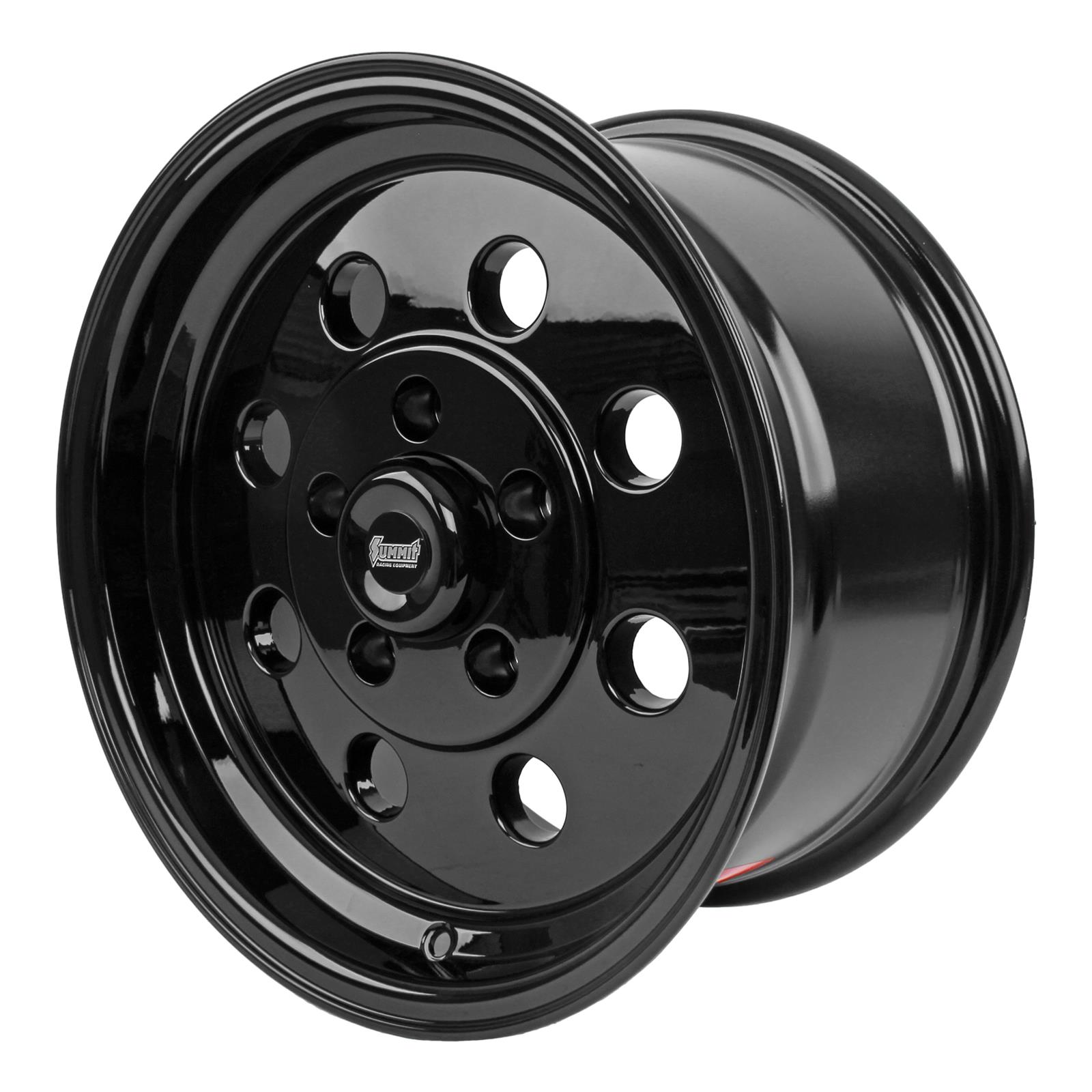 Summit Racing SUM-531B-586127 Summit Racing Equipmentand#174; Quick 8 Wheels - Intensery