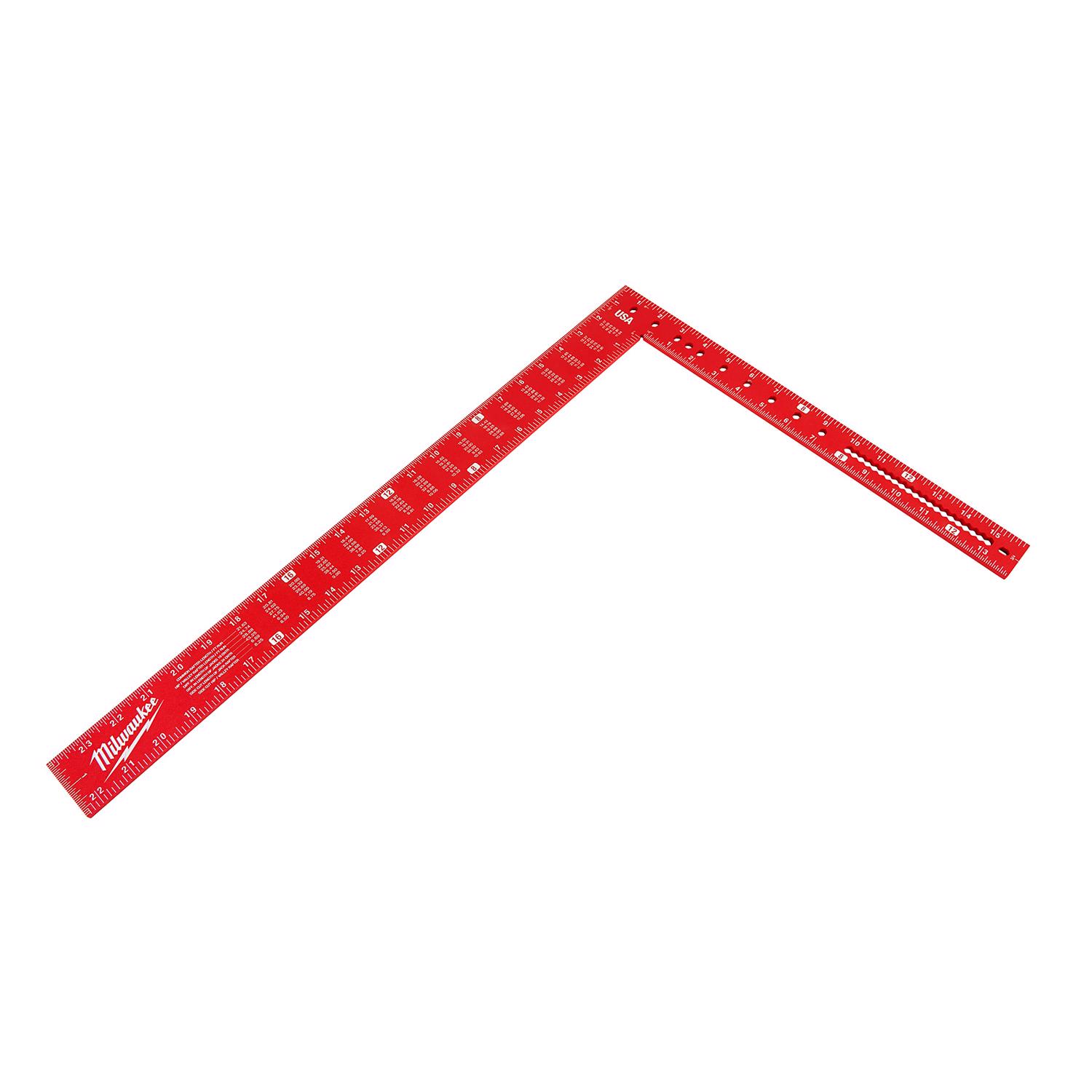 Milwaukee 16 in. L X 24 in. H Aluminum Framing Square - Intensery