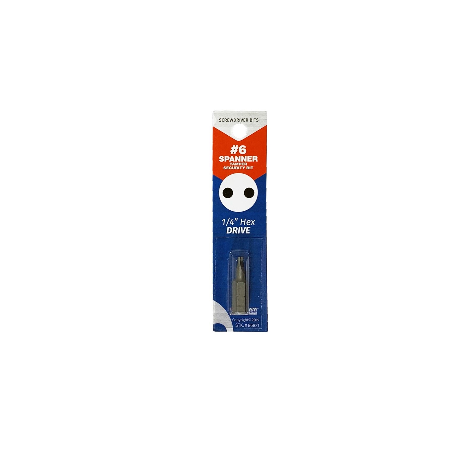 Best Way Tools Spanner #6 X 1 in. L Tamper-Proof Security Bit Carbon Steel 1 pc - Intensery