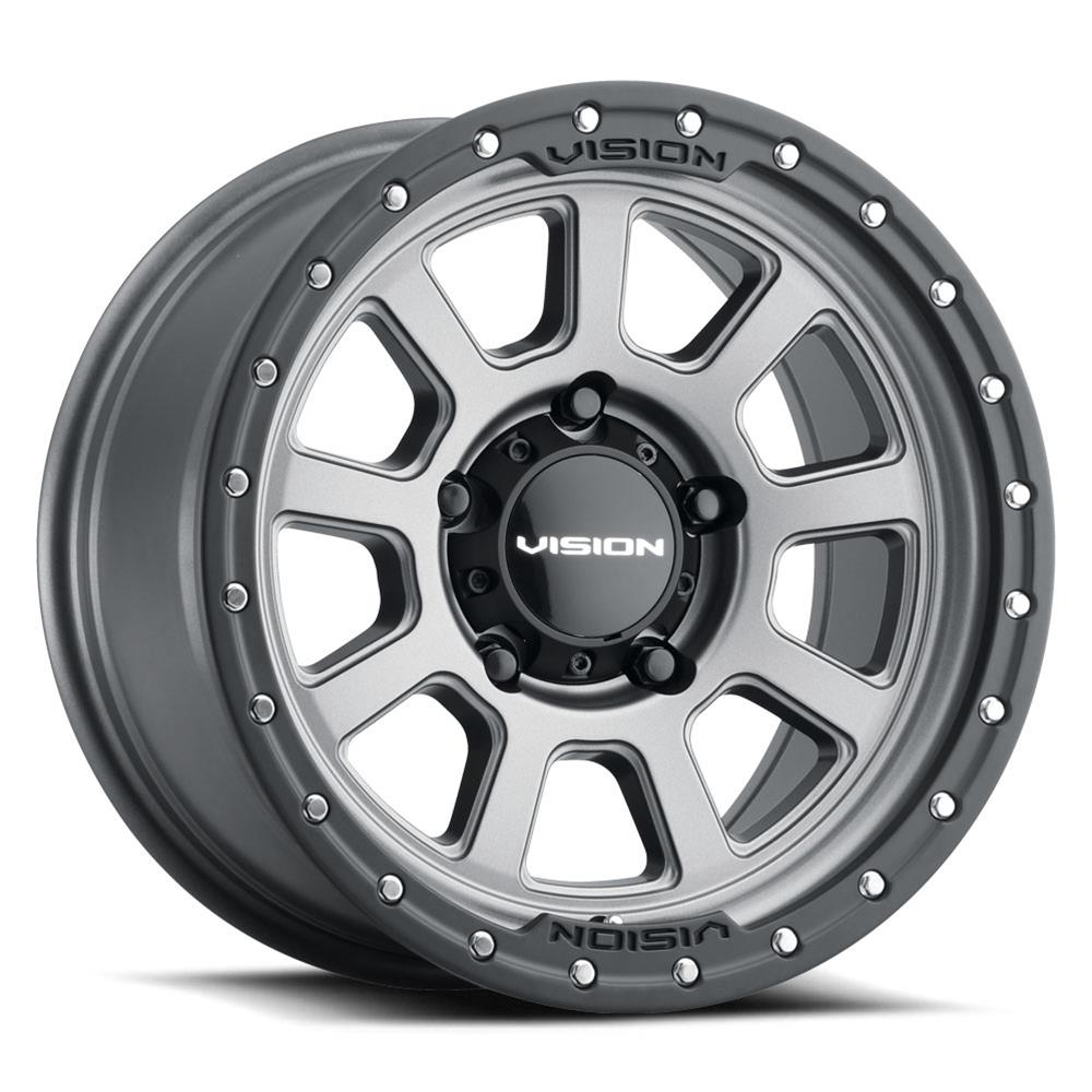 Vision Wheel 350-7985SGBL-12 Vision Off-Road 350 OJOS Series Satin Gray Wheels - Intensery