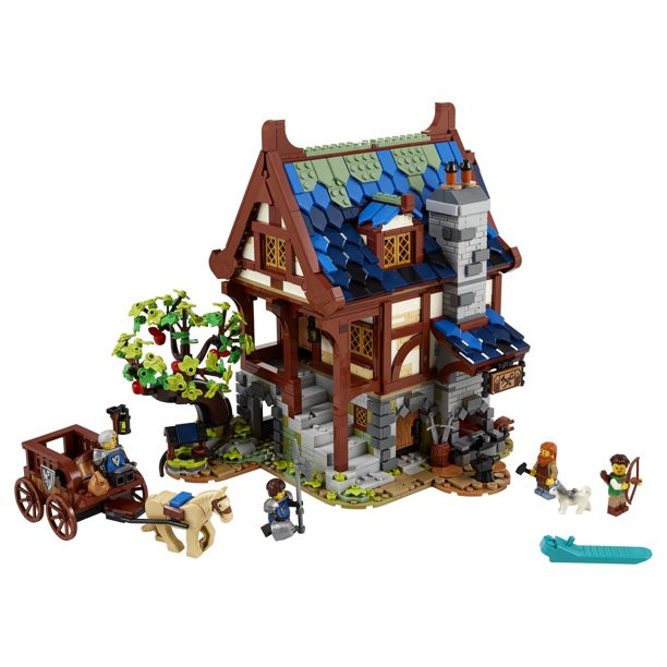 Lego Ideas Medieval Blacksmith 21325 Building Toy; Impressive Model for Adults (2，164 Pieces) - Intensery