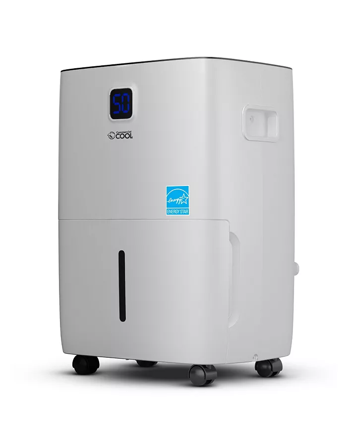 Commercial Cool Dehumidifier， 35 Pint，Portable Dehumidifier with Continuous Drainage 3000 Sq. Ft. - Intensery